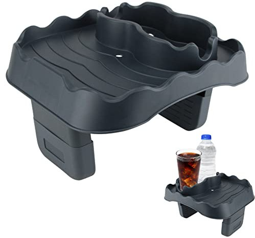 Hekasvm Porte Gobelet pour Piscine Autoportée, Porte-Boissons pour Piscines Gonflables Enfant, Porte Gobelet Ajustable Et Antidérapant, Accessoires pour Piscines Gonflables/Spa/Baignoire (Gris)