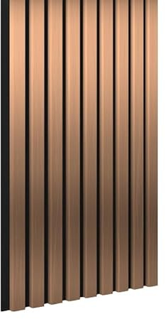 Leiste24 Akustikpaneel 2600 x 400 mm Schwarz Kupfer