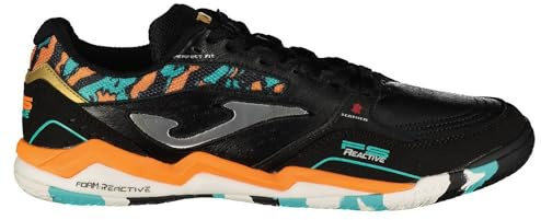 Joma FS Reactive 2401 IN FSS2401IN, Men Indoor Football Trainers, Black, 40 EU