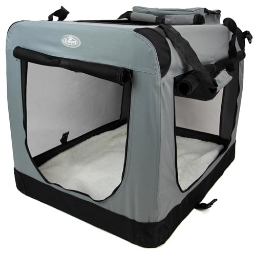 Easipet Pet Transport Box, 70 x 52 x 55 cm, Grey