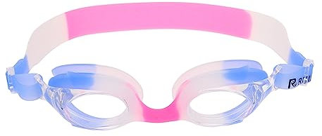 KITANDOVE 1stück Bunte Anti-fog Schwimmbrille Für Mädchen Wasserdichte Bequeme Schwimmbrille Mit Uv-schutz Für Geburtstagsgeschenke Und Festivals Rot Weiß Blau