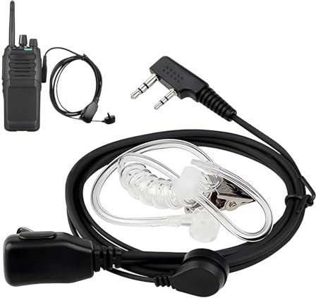 Radio Earpiece 2 Pin Walkie Talkie Headset With Mic for Security Guard Accessories