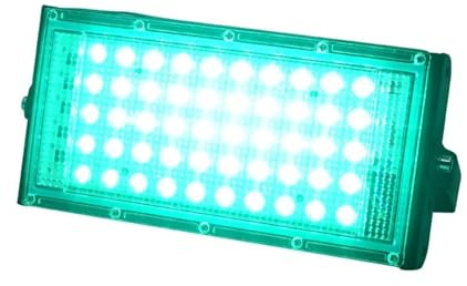 Fari da esterno, luci esterne, Proiettore A LED Da 50 W Rosso/Verde/Blu/Bianco Faretto Da Esterno For Lampada Da Parete For Esterni Impermeabile,per porta d'ingresso, cortile, strade(Groen)