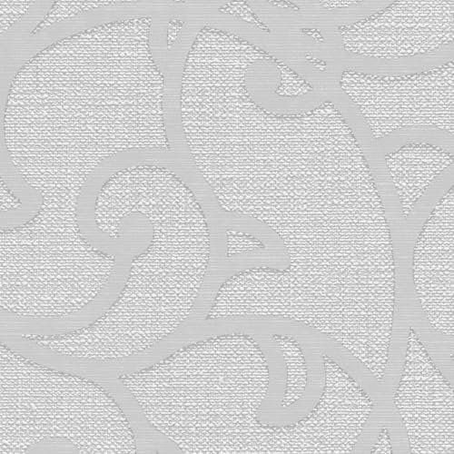 Erismann Opus 10467-31 Papier peint texturé en non-tissé Motif baroque Gris 0,53 x 10,05 m