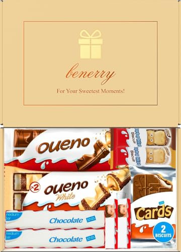 Benerry Milk Chocolate Gift Box – Bueno, Happy Hippo & Cards – Letterbox Hamper