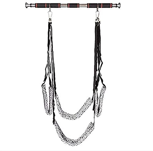 RTNPKLA Columpio sexual de fantasía, columpio de amor for interiores con cinturón de nailon ajustable y barra de soporte de acero inoxidable, juguete sexual for hombres, mujeres y parejas.