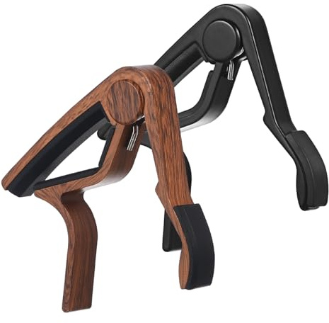 SAFIGLE 2stücke Holz Gitarren-capo Für Akustikgitarre Ersatz-capo Mit Präziser Passform Ergonomischer Bedienung Und Universeller Kompatibilität Für Instrumentenzubehör