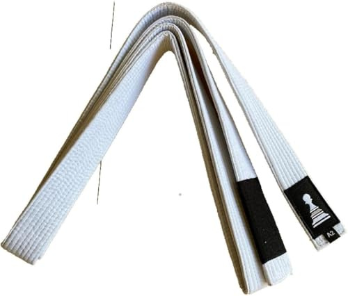 OSS Combat Sports BJJ Belt - Brazilian Jiu Jitsu Belt - Jujitsu Belt - IBJJF Approved - Limited Edition (White, A1)
