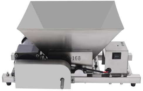 Obstpresse | Apfelpresse | Elektrische Obstzerkleinerungsmaschine | 60W Kupfermotor | 44 lbs/h Leistung | 4L Fassungsvermögen | Für Früchte & Zucker