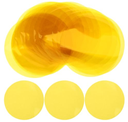HINTRMENT 30 St Gel Light Filter Sheets Rund Färgkorrigering Film för Led-belysning Varmtonad Självhäftande Diffusionsfilm för Tak Spotlights och Pendellampor Dekorativ Belysningslösning