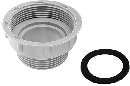 Qrity 1 Pezzi Connettore per Tubo di Scarico per Lavello da Cucina da 56,5mm a 47mm Connettore per Spina di Scarico per Lavello da Cucina Raccordo