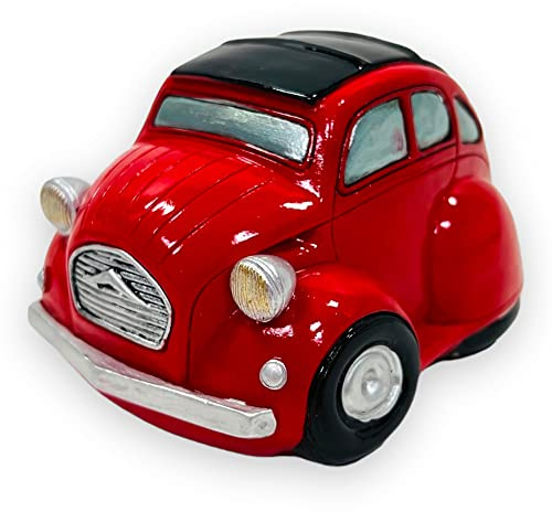 BUSDUGA 4004 Ente 2CV artige Spardose Sparkasse 12,5x9,5x8cm Oldtimer Nostalgie