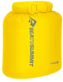 Sea to Summit - Lightweight Dry Bag XS 45L - wasserdichte Aufbewahrung - Rollverschluss - Recycling-Gewebe - Befestigung & D-Ring - Wandern & Paddelsport - 17 x 13.3 x 21.3cm - Sulphur Yellow - 45g