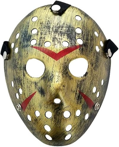 Fartoni Maske Terror oder Angst Freitag Halloween. Maske Terror oder Angst Hockey für Halloween. Kostümzubehör.
