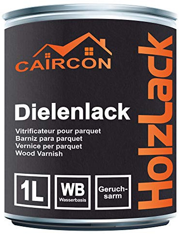 Parkettlack Holzlack Treppenlack Dielenlack Fußbodenlack Weiß Matt - 750ml