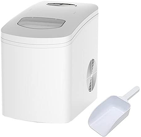 Machine À Glaçons Machine À Glaçons, Machine À Glaçons De Comptoir 13 Kg/24 H Avec Cuillère Et Panier Amovible, Aucune Plomberie Requise, Écran Lcd, Machine À Glaçons Petite