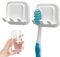 2 soportes autoadhesivos para cepillo de dientes montado en la pared, a prueba de agua, gancho para cepillo de dientes para cepillo de dientes, soporte para cepillo de dientes eléctrico, soporte para