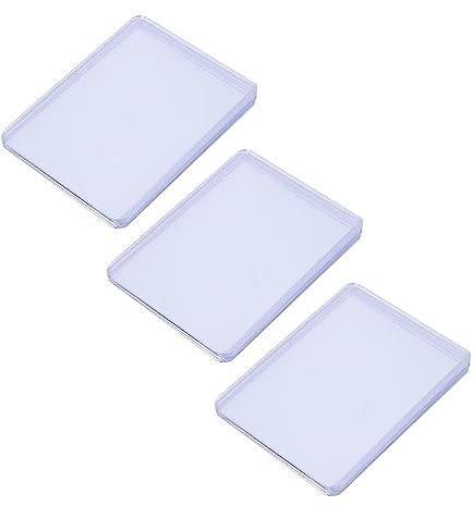 CIYODO 30stücke Karten Sleeves Harte Spielkartenhüllen Kartenschutzhüllen Durchsichtige Aufbewahrungshüllen Für Brettspielkarten Sammelkarten