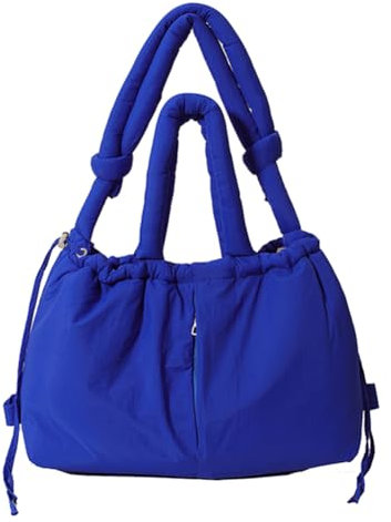 Fiorky Puffer-Tragetasche for Damen, verstellbarer Riemen, Umhängetasche, solide Nylon-Hobo-Tasche, große Kapazität, bauschige Geldbörse for Shopping, Reisen