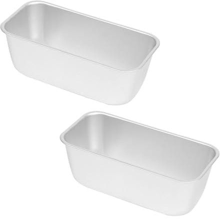 Ciieeo 2 Moldes Para Pasteles Rectangulares Para Tostadas Para Pan Antiadherentes Aptos Para Horno