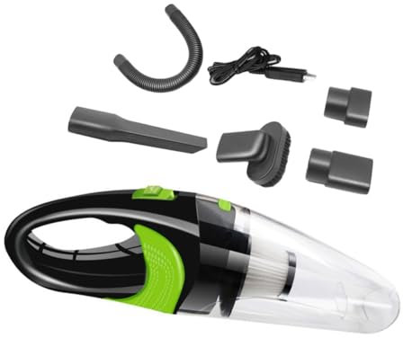 COOPHYA Aspiradora De Mano Portátil USB para Coche y Hogar Uso Seco y Húmedo r