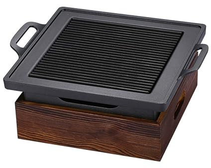 Barbecue Giapponese Fornello Portatile Per Barbecue Griglia Portatile Senza Fumo Per Tavolo Da Pranzo Al Chiuso Barbecue Da Campeggio,23 * 23cm