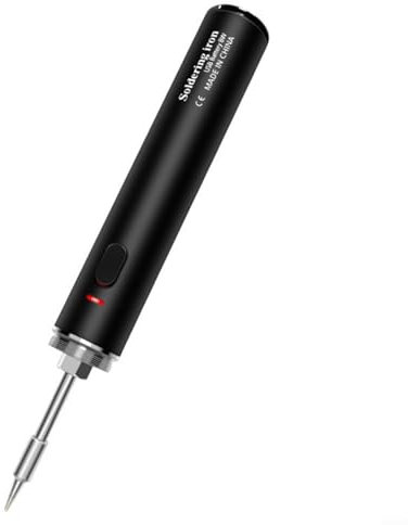 SMZhomeone USB Rechargeable Soldering Iron with Adjustable Temperature Function 5V Mini Portable Adjustable Temperature Tool for DIY Manual Radio Welding Projects