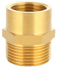 XSDSM Reducer Adapter G1/2 Internal Thread to G3/4 External Thread Brass Reducer Fittings for Pipe Conversion Connection