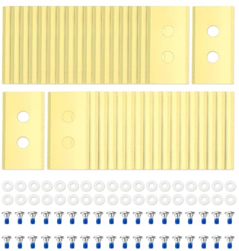Sitbfoam Lot de 36 lames de rechange universelles en titane pour tondeuse robotique Worx, LandXcape, Zoef Robot, Einhell et Kress, avec