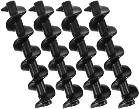Sewroro 4Pcs Chocolate Fountain Spiral Shaft Feed Rod Replacement Parts for Home Mini Fountain Machine Repair Accessories for Holiday and Party Use