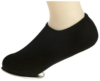 DSFIHJO Dykstrumpor män strand aqua strumpor kvinnor barn simning vattensport barfota sneaker gym yoga fitness dans simma surfing dykning snorkling skor värme, Svart, 30