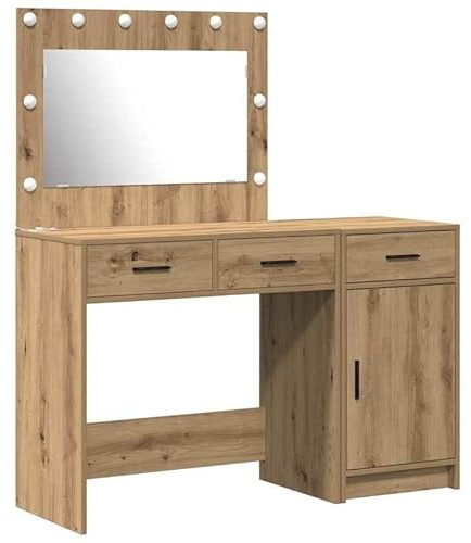 Eleganz Tocador con puerta, juego de 2 unidades, de material de madera, 40 x 41 x 75 cm, color marrón, ahorra espacio y es estable