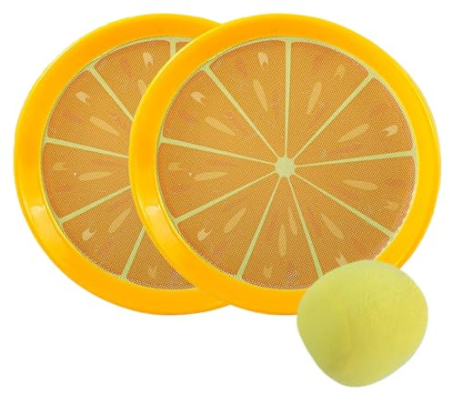 Fruit Sticky Target Ball – Toss and Catch Ball Game | Toss and Catch Balls Leksaksset | Sensory Parent Child Interaction Utomhusleksaker | Påskfat för pojkar flickor | Balls Throwing Catching