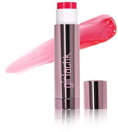 Girlactik Jello Gloss Balm – Hydrating Tinted Lip Gloss with Vitamin E, Avocado Oil & Aloe Vera, Long-Lasting Lip Stain & Lip Care, Non-Sticky Lip Balm for Moisturised Lips (Camelia)