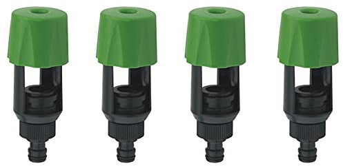 Conector de grifo universal, conector de manguera de grifo de agua ajustable, adaptador de grifo de agua, mezclador, adaptador de grifo de baño de cocina, interior y exterior, verde, 4 unidades