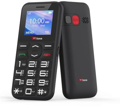 TTfone TT190 Big Button Basic Senior Emergency Mobile Phone - Simple Cheapest Phone - Pay As You Go (O2 PAYG)