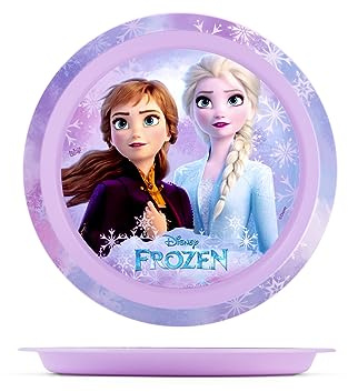 Lulabi Disney Frozen Speiseteller aus Polypropylen, dekoriert, 20,5 cm