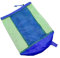 1 sac de rangement pour jouets de plage, sac à dos pour jouets de plage, sac en filet pliable, pour jouets de sable, accessoires de plage, sac de rangement pour jouets de bain (bleu)