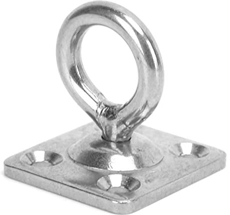 equlup Castino a gancio soffitto in acciaio inossidabile, ganci a monte a parete ganci gancio cuscinetto a parete ganci anchor di anelli per la lastra per occhiali hardware marino per (5 mm)