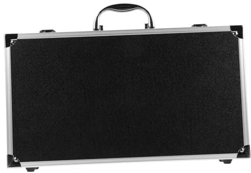 COSMEVIVI Mobile Microphone Sound Card Kit with Black Shockproof Alloy Mic Carrying Case, Professional Condenser Mic Set for Streaming and Live Broadcast with Portable Handle and Storage Box
