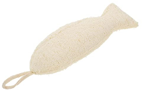 Éponge de Bain Double Face Épaissie 1 Pièce en Luffa et Coton | Mousse Riche, Format 1 Pièce, Beige, pour Articles de Bain, Usage Quotidien, Nettoyage Doux