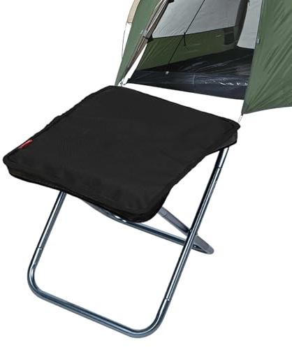 Resepall - extra bärbar campingpall med maximal lastkapacitet på 264 pund | 600D professionellt Oxford-tyg och aluminiumlegering konstruktionsdesign