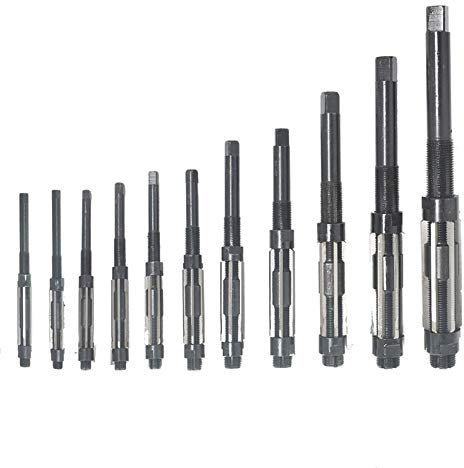 Nuovo 11 Set Ad Alta Velocità Acciaio Regolabile Alesatori A Mano H4-H14 15/32 a 1-1/2 Tutte le 6 Lame per Foratrice e Altra Macchina