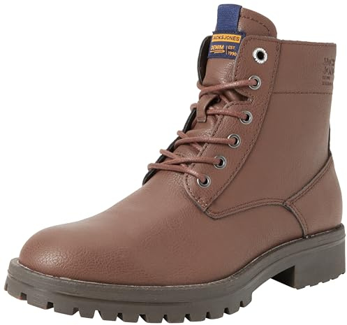 JACK & JONES Botines con cordones Jfwbernie para hombre, Java, 44 EU