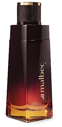 O Boticário | Malbec | Eau de Toilette Hombre | 90 ml | Perfume Hombre EDT | Familia Amaderada Floral | ámbar y pachulí | Larga duración | Alcohol vínico | Vegano | 90 ml