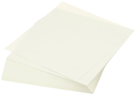 QUARKZMAN 125 Blätter Origami-Papier beidseitig bedruckt 6x6 Zoll (15x15cm) quadratische Blätter für Kunsthandwerk, Anfänger, Geschenkdekoration, cremeweiß