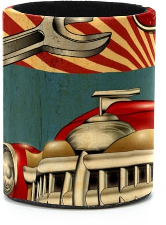 Stiftehalter aus PVC-Leder, Stifthalter, Pinselhalter, Organizer, Vintage-/Retro-Stil, Garage, Auto