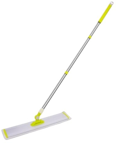 TOTIKI Serpillières Vadrouille Balai Serpillère Nettoyage Ménager Balai Plat Balayage Sol Dur Personne Paresseuse Nettoyage Balai à Franges(125 * 50CM)