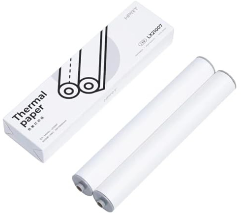 A4 Thermal Paper, 2 Rolls High Definition Thermal Paper Roll, 21 x 29.7 cm Thermal Printer Paper for MT810 Thermal Printer for Travel, Home, Photo, Invoice, Contract, 50 Sheets/Roll