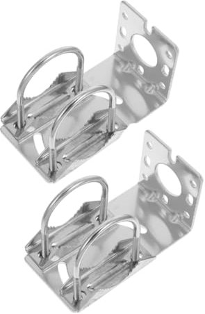 Housoutil 2pcs Antenna Bracket for Outdoor Pole Mounting Aluminum Alloy Construction for Attic Satellite Antenna Installation